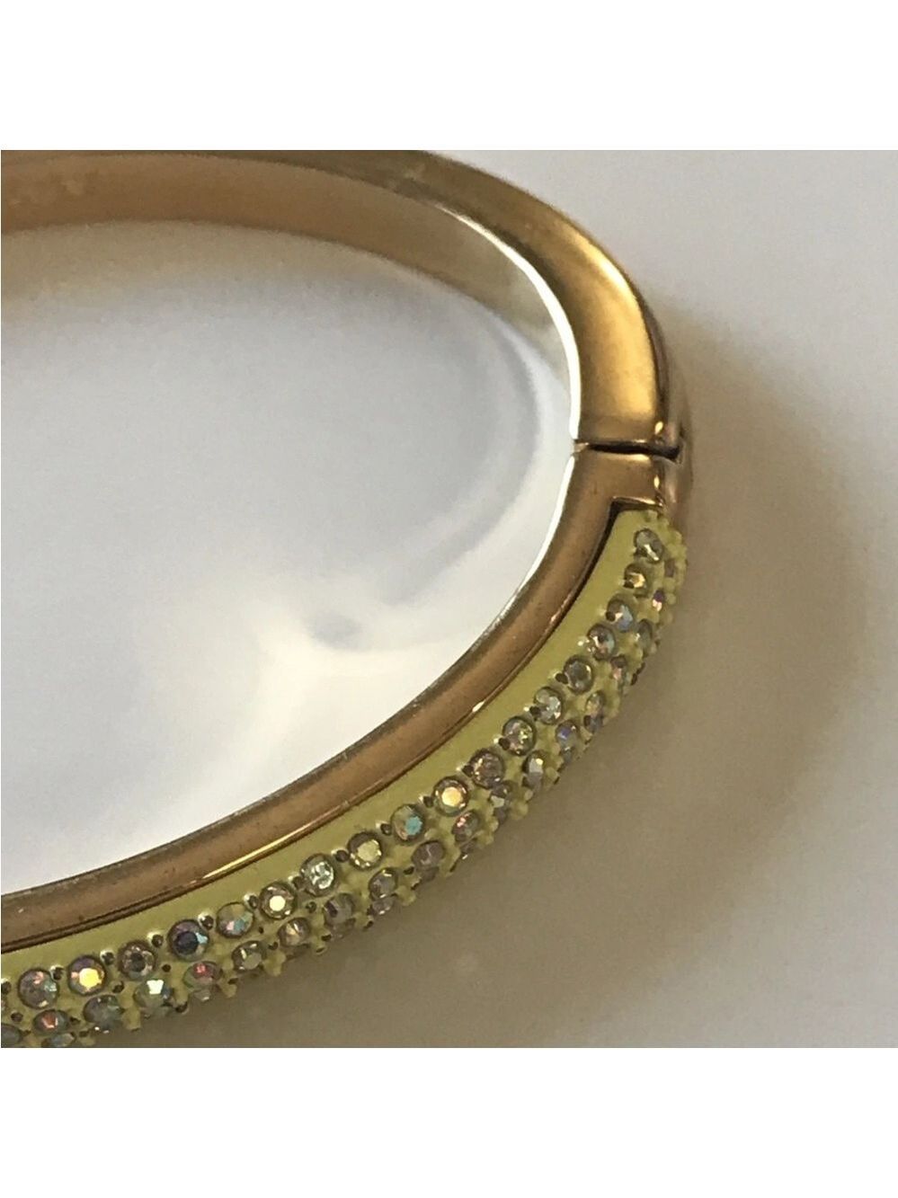 J.Crew J Crew Neon Pave sparkle Hinged Bracelet 1590 - Picture 7 of 8